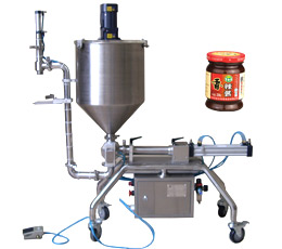 半自動(dòng)顆粒醬料灌裝機(jī)